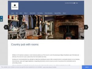 The Cross Inn Eardisland website screenshot